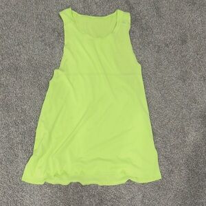 lululemon athletica Neon Green Tank Top